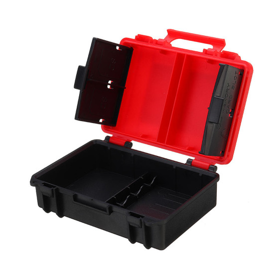 LENSGO D810 Storage Case Holder Box for AA Battery DSLR Camera Battery SD TF XDQ CF Memory Card - A