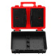 LENSGO D810 Storage Case Holder Box for AA Battery DSLR Camera Battery SD TF XDQ CF Memory Card - A