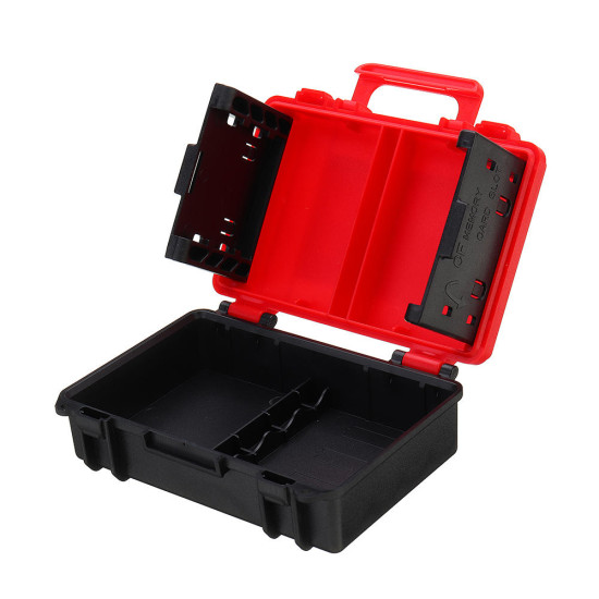 LENSGO D810 Storage Case Holder Box for AA Battery DSLR Camera Battery SD TF XDQ CF Memory Card - A