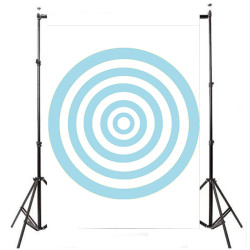 3x5FT Blue Circle Photography Backdrop Photo Studio Background