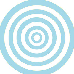 3x5FT Blue Circle Photography Backdrop Photo Studio Background