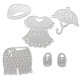 Lovely Clothes Metal Cutting Dies Stencil Scrapbook Card Album Paper Craft Decoration