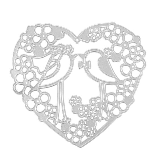 Love Birds Pattern DIY Cutting Scrapbook Card Photo Album Paper Embossing Craft Decoration