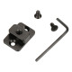 AgimbalGear Extension Monitor Quick Release Mounting Board Plate for Dji Ronin S Gimbal