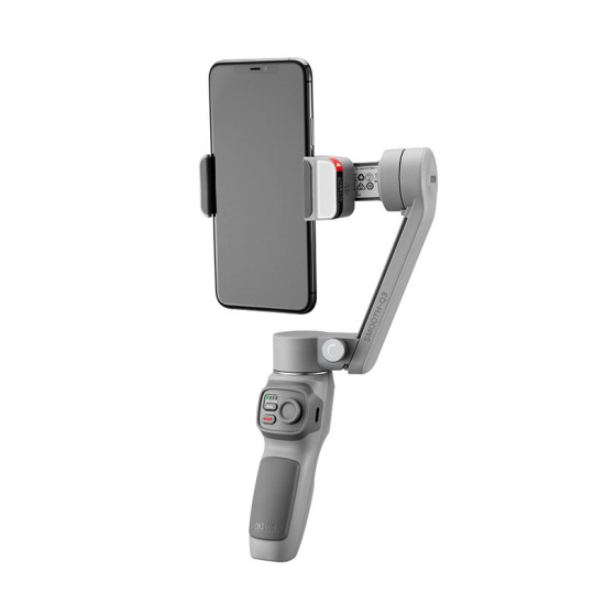 ZHIYUN Smooth Q3 Anti-shake Handheld Gimbal 180° Flip Fill Light Gesture Control AI Beauty Super Wide-angle Zoom Mobile Phone Stabilizer Bracket - Kit