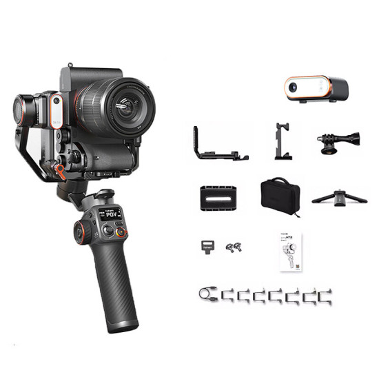 Hohem iSteady MT2 AI Tracking Mirrorless Camera Stabilizer Video Shooting Artifact Three-axis Anti-shake Professional Photography Portable Handheld Gimbal