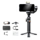 HOHEM M6 Mobile Phone Anti-shake Gimbal Magnetic Suction AI follow-up Infinite rotation Fill Light OLED Large-screen Display 400g Load-bearing Handheld Live Shooting Stabilizer - Without Fill Light