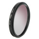 Grad Gradient Gray Lens Filter 49/52/55/58/62/67/72/77mm for Canon for Nikon DSLR Camera - 62mm