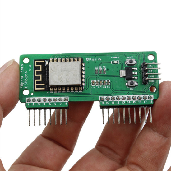 ESP8266 Deauther Module for Flipper Zero Support WiFi Scanner Firmware and Deauther V2 UART