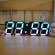 High-Brightness LED Large Size Font RGB Rainbow Color Desktop Digital Tube DIY Alarm Clock Wall Decoration Living Room LED Clock Module Set - Unsoldered Version