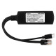 100Mbps/1000Mbps 5V 3A Type-C Power Over Ethernet Active POE Splitter for Raspberry Pi 4B - 1000Mbps