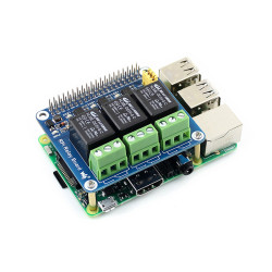 Catda C2367 3-Way Relay Expansion Board Relay GPIO Interface For Raspberry Pi - Blue