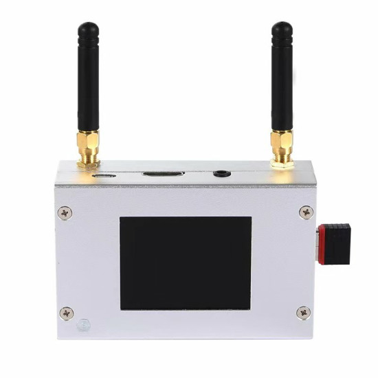 Duplex MMDVM Hotspot w/ Aluminum Alloy Shell Color Display Screen Supports For C4FM/DMR/DSTAR P25 With Raspberry Pi 1B+ - No battery