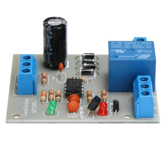 12V Automatic Water Liquid Level Controller Sensor Module Water Level Detection Sensor Pumping Drainage Protection Circuit Board