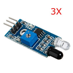 3Pcs Infrared Obstacle Avoidance Sensor Smart Car Robot