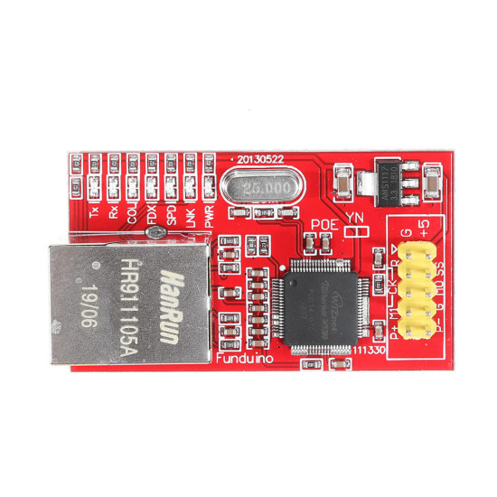 Mini W5100 Ethernet Shield Network Module Board