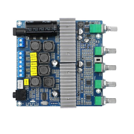 TPA3116 50W*2+100W bluetooth 5.0 High Power Audio Amplifier Board 2.1 Sound Channel Bass Super Bass Digital Amplifier - Shell