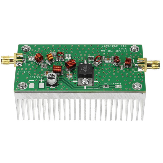 6W FM 88-108MHz 140-170MHz 12V Digital Power Amplifier Board