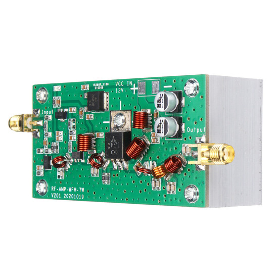 7W 65-110MHz High Frequency FM Power Amplifier Board RF Transmitting Antenna Debugging Module