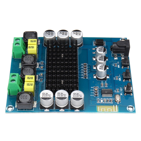 XH-M548 TPA3116D2 bluetooth 5.0 Dual Channel 2x120W High Power Digital Audio Power Amplifier Board