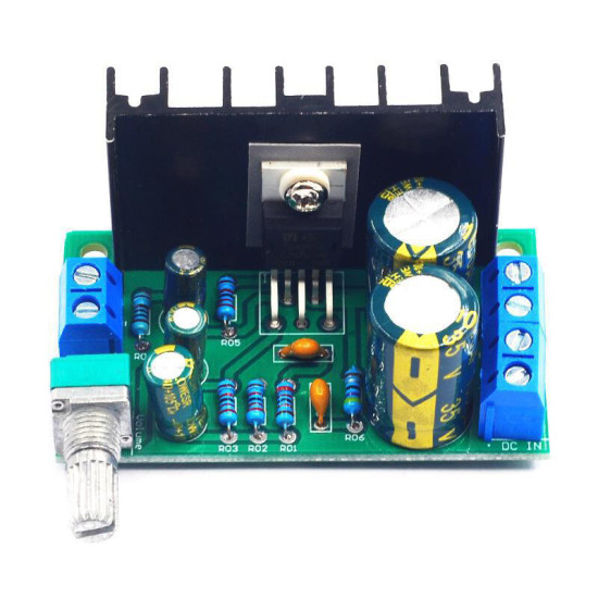 AOQDQDQD TDA2050 Mono Audio Power Amplifier Board Module DC/AC 12-24V 5W-120W 1 Channel