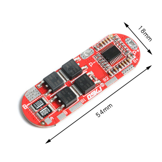 3S/4S/5S High Current Ternary Polymer Lithium Battery Protection Board 20A 40A - 5S