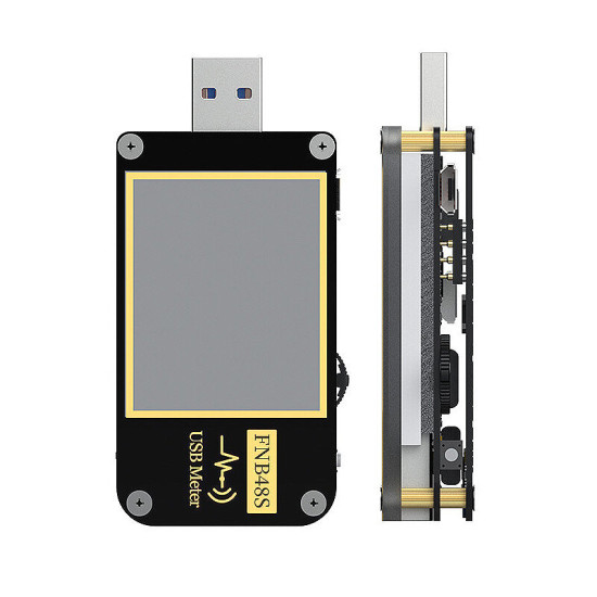 FNIRSI-FNB48S Voltmeter Ammeter Current Voltmeter USB Tester PD Trigger QC4 + PD3.0 2.0 PPS Fast Charging Protocol Capacity Test - Without bluetooth