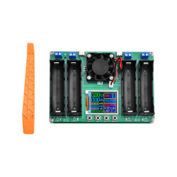 LCD Display 18650 Lithium Battery Digital Measurement Lithium Battery Power Detector Module 4 Channels Battery Capacity Tester DC 5V