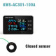 KWS-AC301 8 in1 Voltmeter Ammeter AC 50-300V Power Energy Meter LED Digital AC Wattmeter Electricity Meter 0-100A - AC301-20A