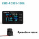 KWS-AC301 8 in1 Voltmeter Ammeter AC 50-300V Power Energy Meter LED Digital AC Wattmeter Electricity Meter 0-100A - AC301-20A