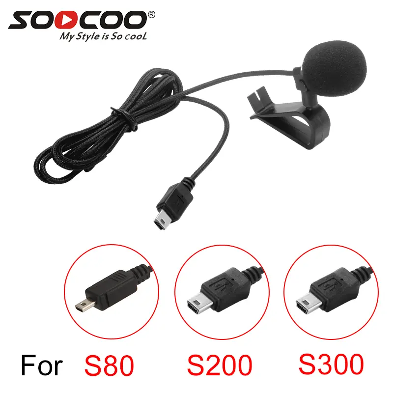 Soocoo External Microphone for Soocoo S80 S200 S300 Action Sport Camera