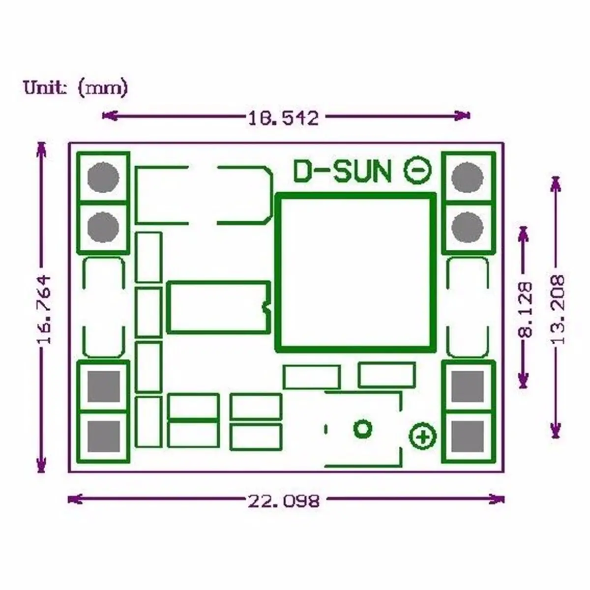 3pcs Mini MP1584EN DC-DC BUCK Adjustable Step Down Module 4.5V-28V Input 0.8V-20V Output